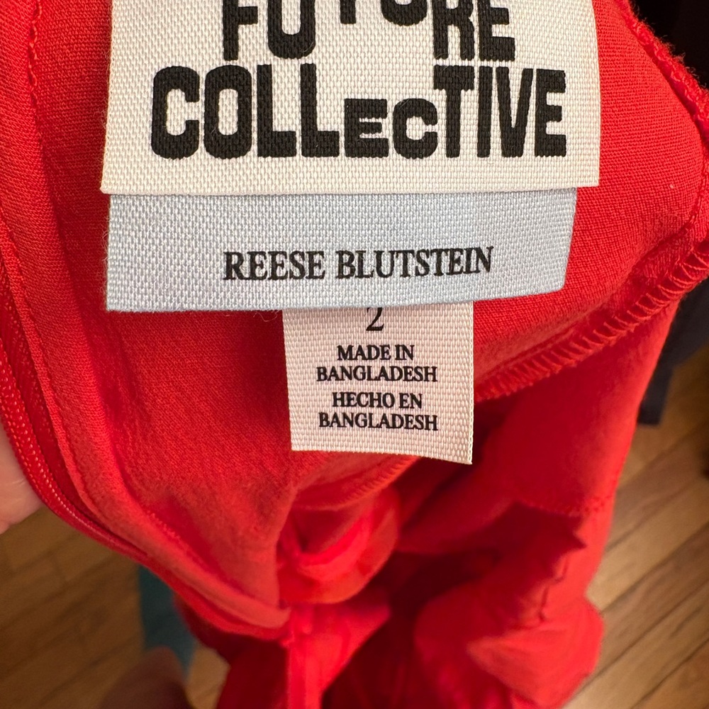 Future Collective Red Dress - Picture 2 of 2